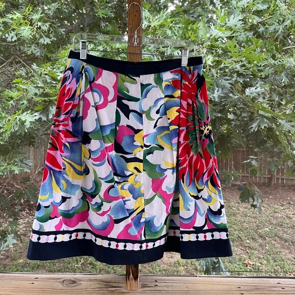 Peter Nygard Women's Colorful Floral Skirt Size 8 - Picture 1 of 6